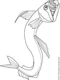 Viperfish Animal Coloring Pages Fish Coloring Page Coloring Pages