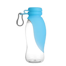 The feeding tray can be removed and tossed. Portable Dog Pet Food Water Dispenser Bottle 500ml 17oz Compact Expandable Silicone Travel Drinking Feeder Bowl With Flip Up Tray Hanging Buckle Accessory For Cat Puppy Animals Outdoor Blue Walmart Com