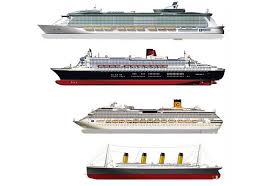 Carnival cruise line vs royal caribbean international cruise critic. Oasis Of The Seas Queen Mary Ii Costa Concordia And Titanic Comparaison Titanic Ship Titanic Rms Titanic