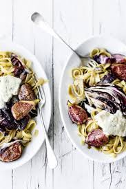 Pasta Mit Radicchio Feigen Und Gorgonzola Gorgonzola Rezepte Radicchio Rezepte