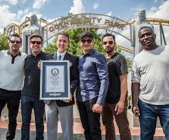Wikipedia is a free online encyclopedia, created and edited by volunteers around the world and hosted by the wikimedia foundation. Tag We Re All It Cast Members Rally Fans To Set A New Guinness World Records Title Business Wire