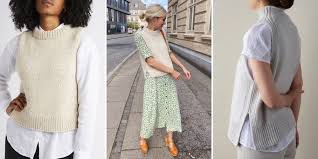 Patrons de modèles à tricoter ou à crocheter à télécharger gratuitement sur notre site. Comment Tricoter Un Pull Sans Manches Pour Femme Marie Claire