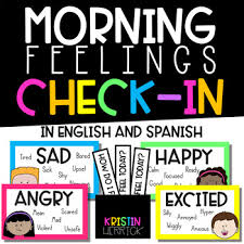 Feelings and emotions in spanish, los sentimientos y las emociones, are a special kind of adjectives often found in everyday conversations. How Do You Feel Morning Feeling Check In English And Spanish Tpt