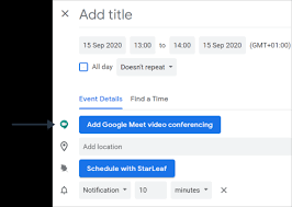 Scheduling For Google Calendar Starleaf Knowledge Center