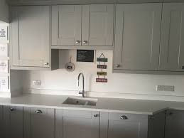 White kitchen cabinets, love the shelves above the sink! Kitchen Wall Unit Above Sink Mumsnet