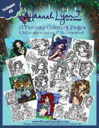 An inky girls coloring book lynn, hannah on amazon.com. Marjolein Gulinski Fantasy Fairy Coloring Book On Popscreen