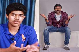 Vijay and sons golden passa with hanging white pearls. Vijay Sethupathi To Bankroll Debut Film Of Thalapathy Vijay S Son The News Minute