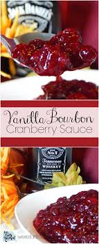 Sauce Aux Canneberges A La Vanille Et Au Bourbon En Anglais Recettes De Thanksgiving Alimentation Recette Feta