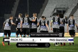 Chelsea made it five wins in five tries in the europa league with. Paok Vs Pas Giannina Behind The Scenes Paokfc