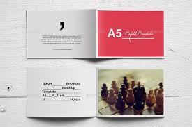 Bi Fold A5 Horizontal Brochure Mockups In 2020 Brochure Mockup Identity Brochures Mockups