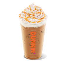 The most caloric of these options is the almond joy flavored hot chocolate. Iced Signature Latte Delicious Espresso Milk Dunkin