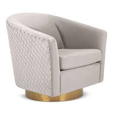 Safavieh Clara Quilted Swivel Tub Chair In 2020 Swivel Barrel Chair Tub Chair Barrel Chair