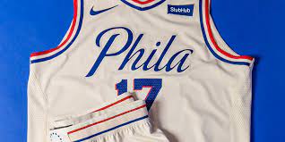 Sixers were #3 in merch sales this nba season behind warriors cavs. Philadelphia 76ers 2017 18 City Edition Uniform And Nba Playoffs Campaign Fonts In Use