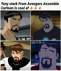 Tony Stark Cartoon Avengers Assemble Cartoon Avengers Assemble Avengers