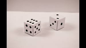 Cut out the template card. How To Make A Paper Dice Youtube