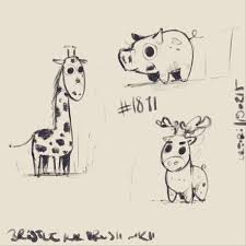 Friday Morning Doodle Animal Cute Sketch Clipstudiopaint 15minartchallenge N1891 Art Draw Draws Cartoon Dra Doodles Drawing S Clip Studio Paint