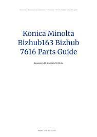 Konica minolta healthcare americas, inc. Bizhub I Series Konica Minolta Pdf Free Download
