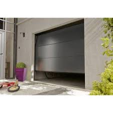 Porte De Garage Sectionnelle Motorisee Primo H 200 X L 240 Cm Porte De Garage Sectionnelle Porte Garage Portes De Garage Moderne