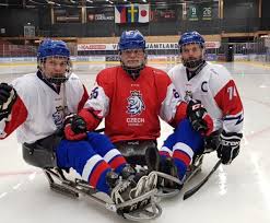 Para hokej (anglicky para ice hockey), do roku 2016 sledge hokej (anglicky sledge ice hockey), je sport, který je příbuzný lednímu hokeji, ale je určen pro handicapované hráče. Para Hokej Turnaj Ve Svedsku Leden 2019 Cesky Hokej