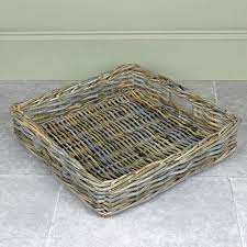 8% coupon applied at checkout save 8% with coupon. Grey Buff Rattan Wicker Basket Footstool Tray The Basket Company