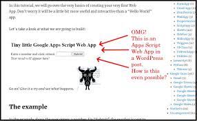 Create apps visually, without code. Google Apps Script How To Create A Basic Interactive Interface With Web Apps Yagisanatode