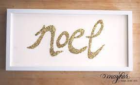 They also make great presents. Diy Sparkle Word Art Mayhar Design