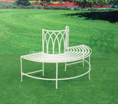 If your tree has roots that are exposed (like my tree) or the ground is uneven (like my ground) once you finish assembling your bench, you can either leave it unfinished or finish it with a clear coat. China Turin Half Circle Tree Bench China Outdoor Furniture Garden Furniture