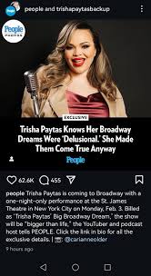 Update on Trisha that I know some of you love : rDoWeKnowThemPodcast
