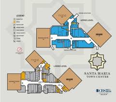 Santa Maria Town Center Shopping Plan Santa Maria Mall California