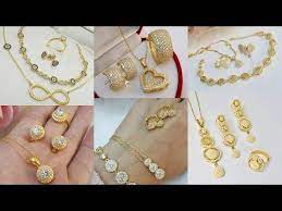 Kalyan offers the light weight jumkas and earrings in affordable range. Light Weight Gold Combo Sets Chain Pendants Sets Designs Youtube Gold Chain Pendants Casual Jewelry