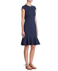 Akris Punto Volant Hem Dress Women Sz 4 Ebay Work Wear Women Figure Flattering Dresses Dresses