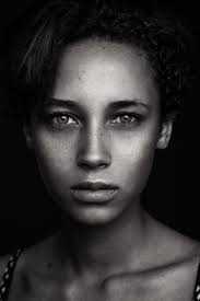 Beauty Black And White Model Photography Black And White Portrait Of La Model Audre Rose Freckles Black And White Portraits Portrait Photography Women