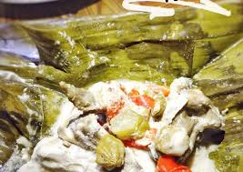 Resep garang asem ayam tanpa santan dibungkus daun pisang. Resep Masakan Garang Asem