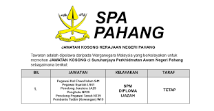 Suruhanjaya perkhidmatan awam negeri sabah 202 views. Jawatan Kosong Di Suruhanjaya Perkhidmatan Awam Negeri Pahang Jobcari Com Jawatan Kosong Terkini