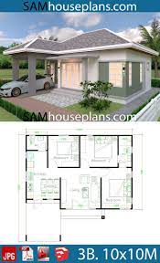 House Plans 10x10 With 3 Bedrooms House Plans Free Downloads Architectural House Plans Sims House Plans Affordable House Plans