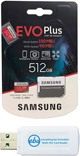 Your order will be held for 3 days from the time it's placed. Amazon Com Samsung Micro 512gb Evo Plus Memory Card Class 10 Works With Android Phone Galaxy A20s A20 A10 A70 Mb Mc512 Bundle With 1 Everything But Stromboli Microsd Sd Card Reader