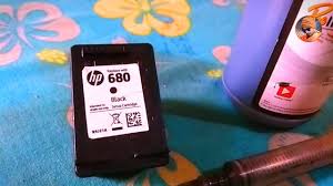 Also i am using colour cartridge hp680 and black and weight cartridge hp664. Hp 680 Cartridge Refill How To Refill Hp 680 Black Ink Cartridge By Anku Soni