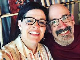 Last week, @tonyfurtado5 and I celebrated our 12th Anniversary ! Here's an  old photo of us from the cliffs of Wales where we got engaged and one from  yesterday's rare date night