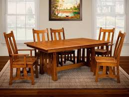 Great deal on mission dining table with extension leaf for luxury trestle table base with easy operating equalizing ball bearing cable table glides. Coral Gables American Trestle Table Countryside Amish Furniture