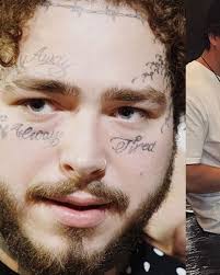 Jean taylor d.jean.taylor @ gmail.com to: Post Malone Shows Off New Head Tattoo Tattoo Ideas Artists And Models
