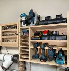 Picture Of Fill It Up Woodworking Shop Projects Charging Station Garage Storage Organization