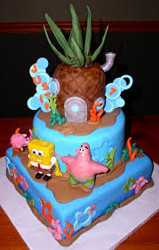 Sponge Bob Birthday Cake If Only You Could Appreciate Spongebob Cake Spongebob Birthday Cake Birthday Cake Kids