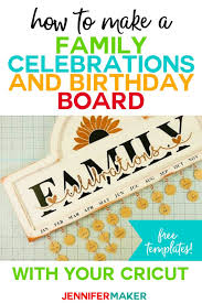 We did not find results for: Diy Family Celebration Birthday Board Jennifer Maker