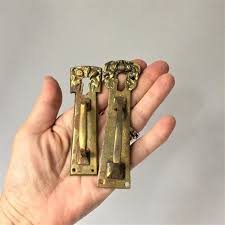 Antique Furniture Handles Brass Door Pulls With Keyhole Escutcheon French Arts And Crafts Armoire Vinta Loft Furniture Refinishing Furniture Retro Furniture