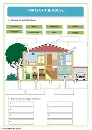 About the storyline and for random subjects. Parts Of The House Worksheet