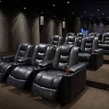 Unlike fabric recliners, leather recliner chairs are strong enough to hold up well over long period of time. 3 Seater Cinema Recliner Sofa With Cup Holders Power Lift Moive Chairs
