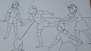 Pen Drawing Of Girls Playing Kabaddi Elementary Drawing Of Girls Playing Kabaddi Youtube It teaches kids how to draw different things step by step. pen drawing of girls playing kabaddi