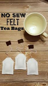 Check spelling or type a new query. No Sew Felt Tea Bags Kids Play Tutorial