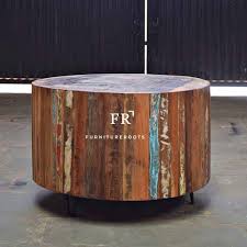 Clean, contemporary design meets rustic industrial style in this cainsville coffee table with storage. 71x71x47 The Reclaimed Wood Round Coffee Table For Fabulous Best Ideas Id 20669170648