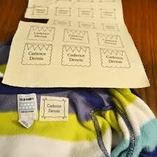 Iron on patches were all the rage. Make Diy Iron On Fabric Name Labels The Diy Mommy